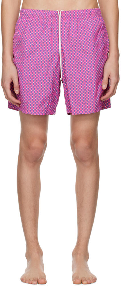 Alexander McQueen Pink Polka Dots Skull Swimsuit Cover