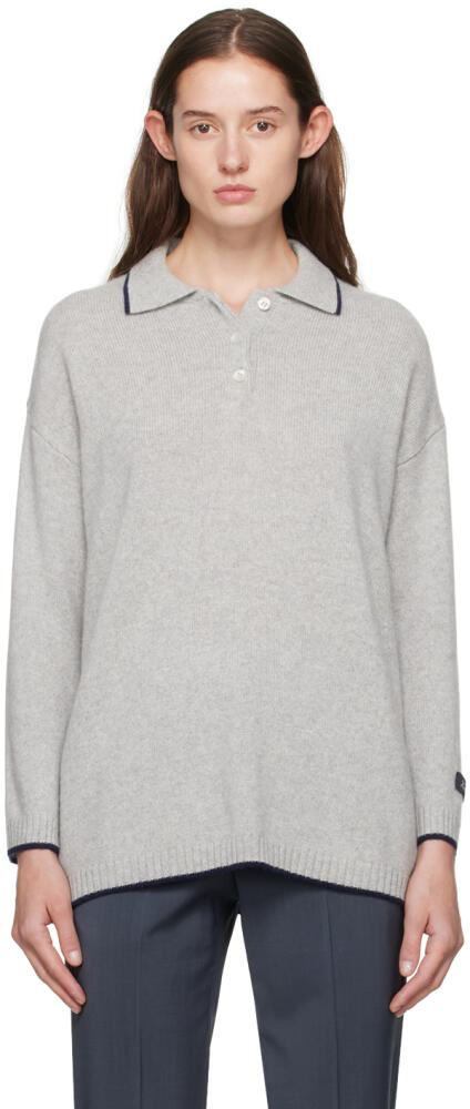 HommeGirls Gray Three Button Polo Cover