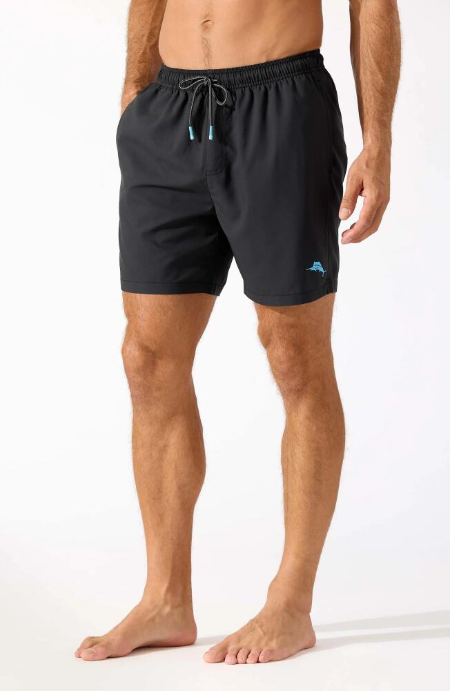 Tommy Bahama Naples Shore Swim Trunks in Black Cover