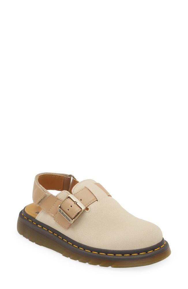 Dr. Martens Jorge II Slingback Clog in Parchment Beige Cover