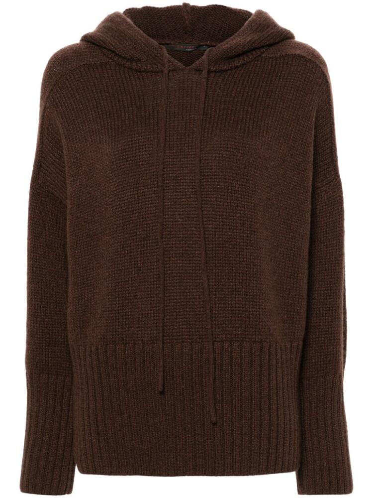 Incentive! Cashmere cashmere hoodie - Brown Cover