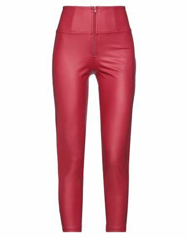 Freddy Woman Leggings Red Polyester, Elastane Cover