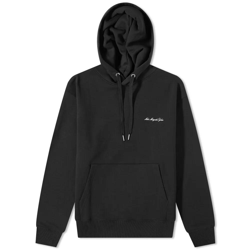 MKI Men's Embroidered Embassy Logo Hoodie in Black Cover