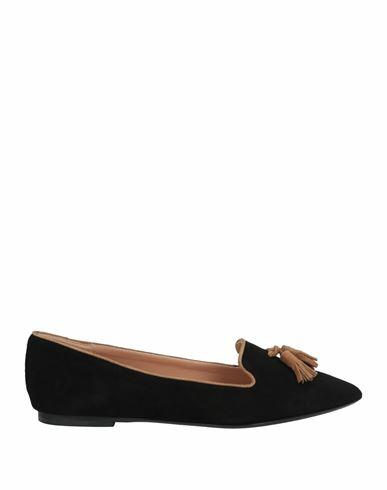 Status Woman Loafers Black Leather Cover