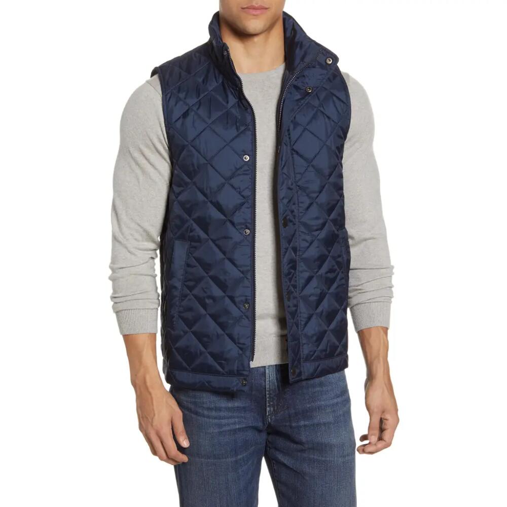 Barbour Barlow Quilted Vest in Navy Cover