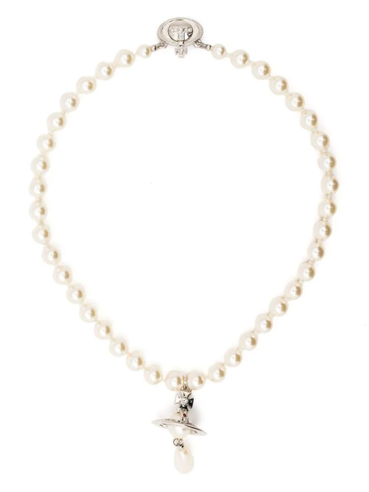 Vivienne Westwood faux-pearl drop choker - White Cover