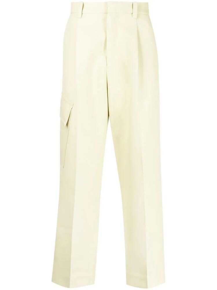 OAMC Combine straight-leg trousers - Green Cover