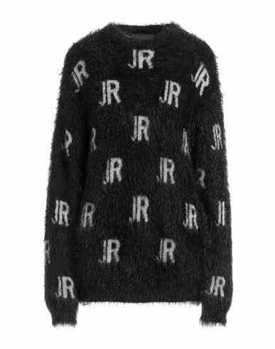 John Richmond Woman Sweater Black Nylon, Mohair wool, Alpaca wool Cover