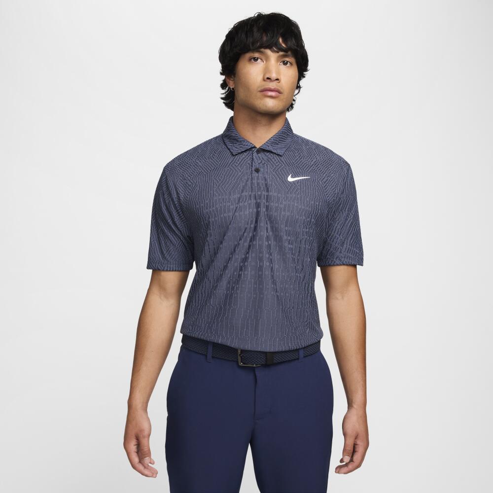 Nike Men's Tour Dri-FIT ADV Golf Polo in Grey Cover