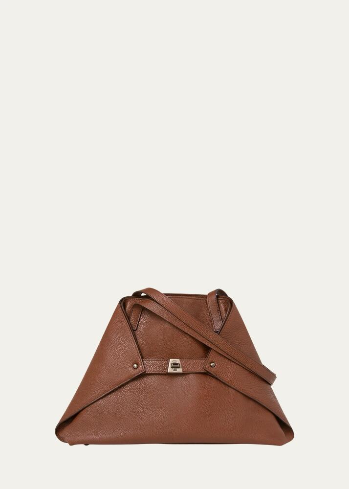 Akris Ai Small Leather Shoulder Tote Bag Cover