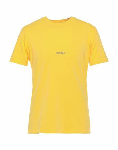 Hydrogen Man T-shirt Yellow Cotton Cover