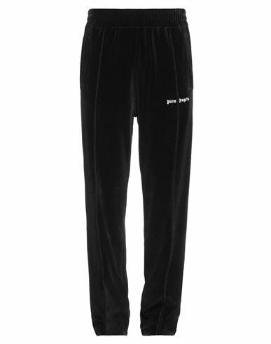 Palm Angels Man Pants Black Cotton, Polyamide, Elastane, Polyester Cover