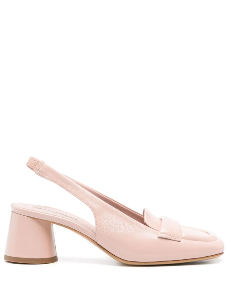 Halmanera 60mm leather pumps - Pink Cover