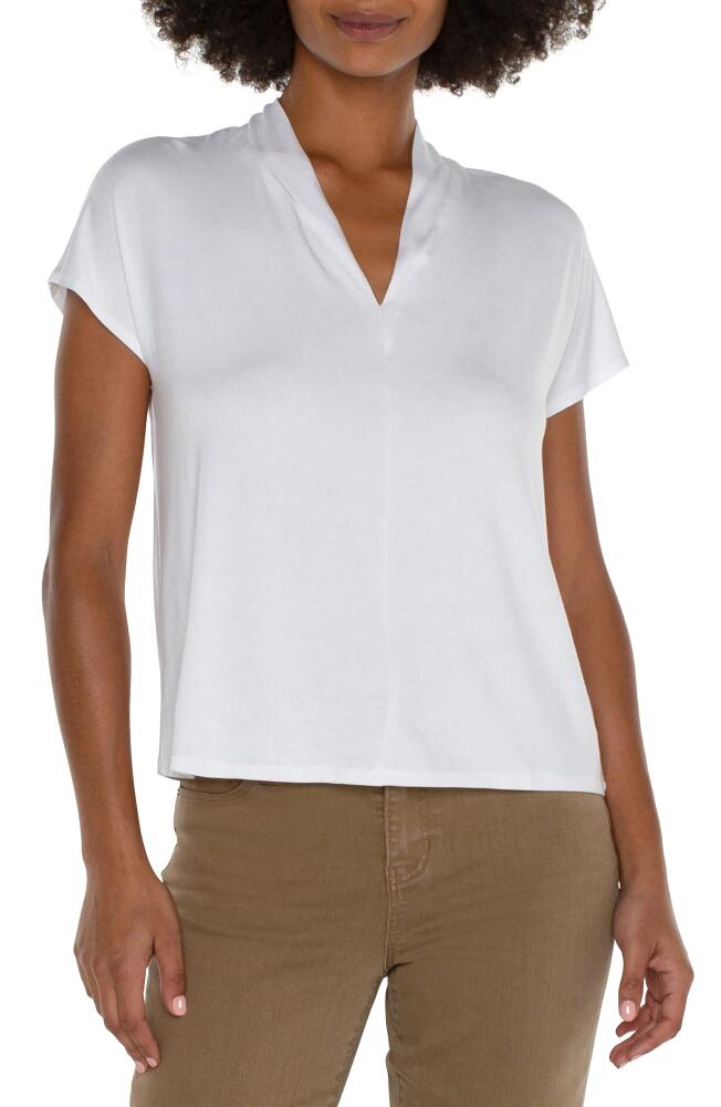 Liverpool Los Angeles Dolman Sleeve Top in White Cover