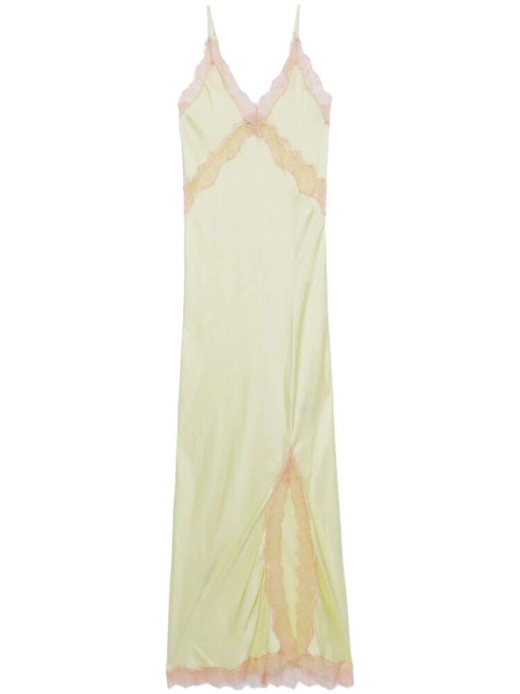 HERSKIND Jonathan slip midi dress - Neutrals Cover