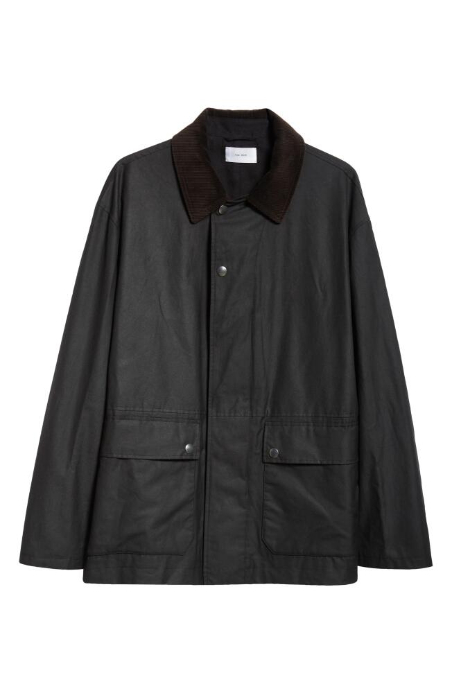 The Row Frank Waxed Cotton Twill Chore Jacket in Black Cover