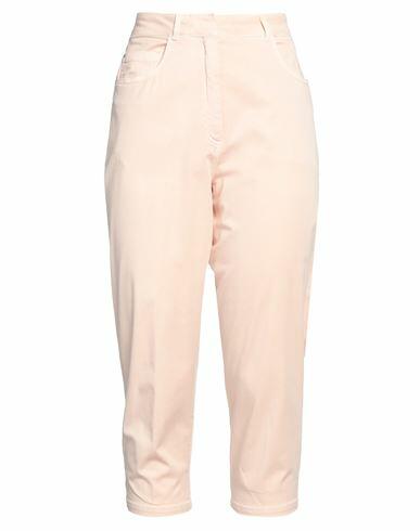 Fabiana Filippi Woman Pants Light pink Cotton, Elastane Cover