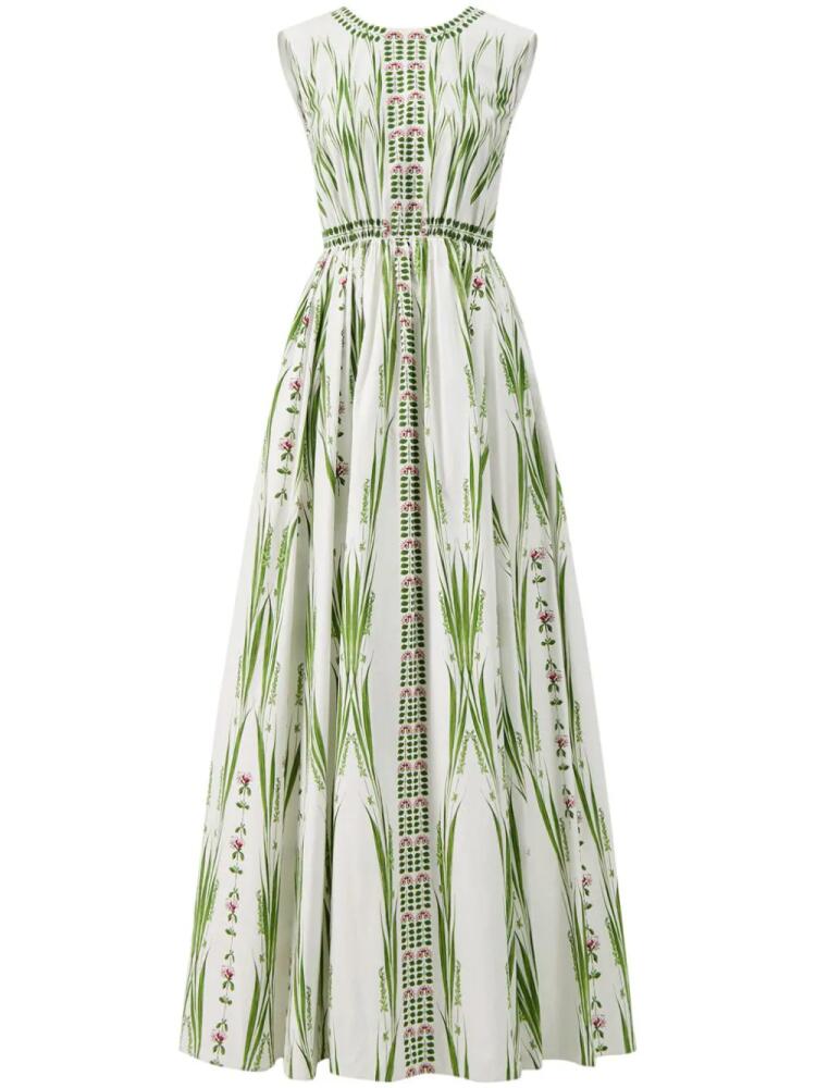 Giambattista Valli Jardin du Cap floral-print maxi dress - White Cover