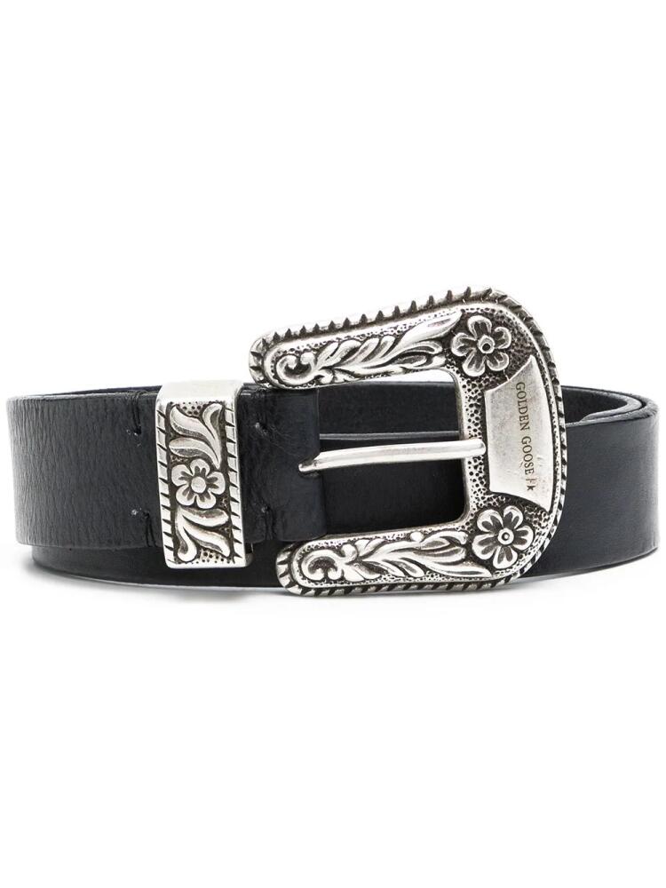 Golden Goose Western-inspired buckled belt - Black Cover