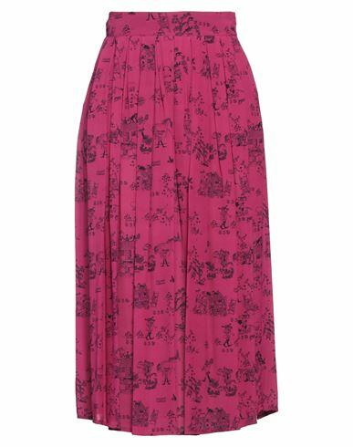 Ottod'ame Woman Midi skirt Garnet Viscose Cover