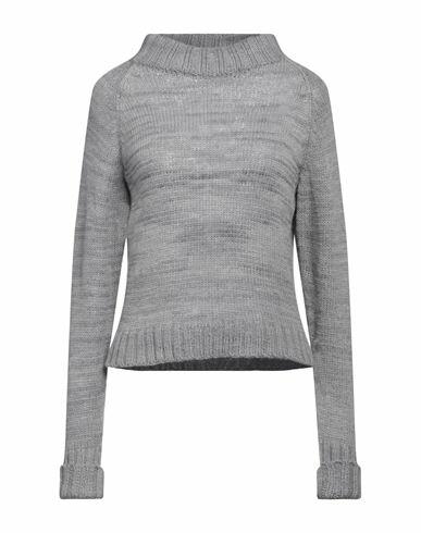 The Elder Statesman Woman Turtleneck Grey Cashmere Cover