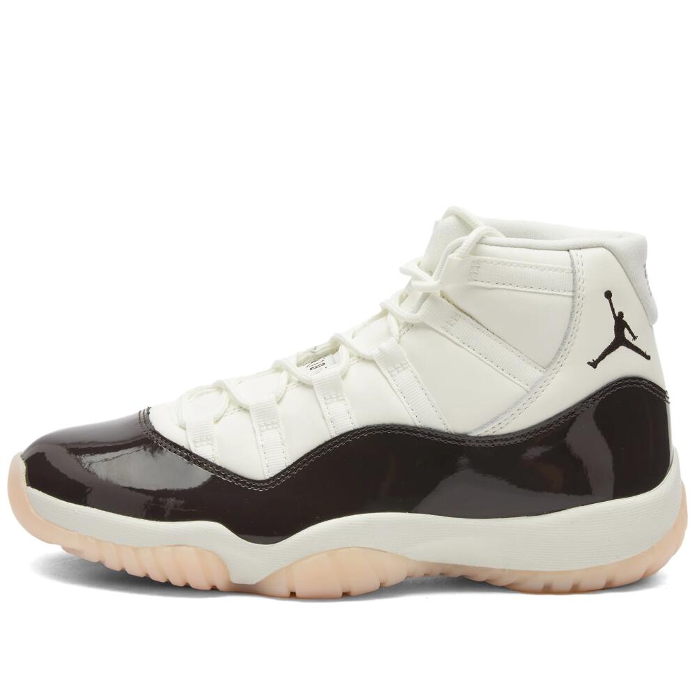 Air Jordan Women's W 11 Retro Sneakers in Sail/Velvet Brown Cover