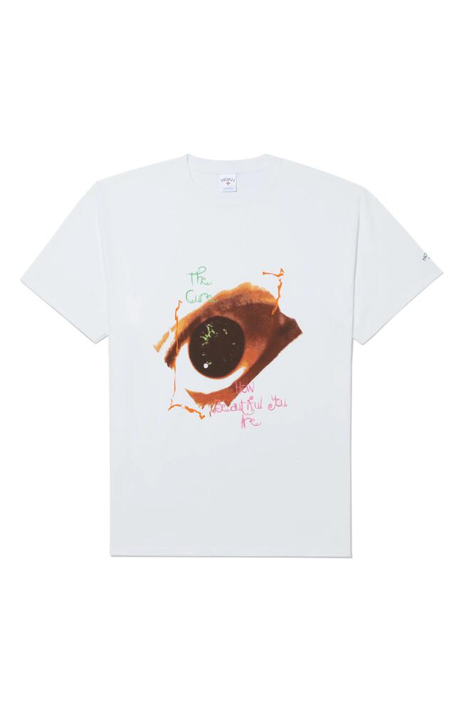 Noah x The Cure 'How Beautiful You Are' Cotton Graphic T-Shirt in White Cover