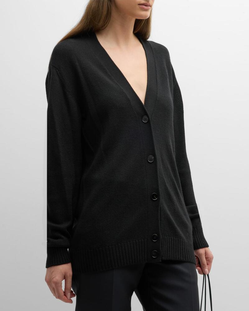 Jil Sander V-Neck Wool Cardigan Cover