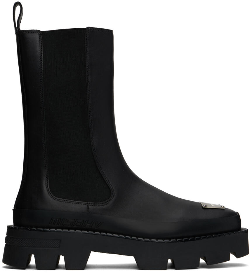 MISBHV Black 'The 2000' Chelsea Boots Cover