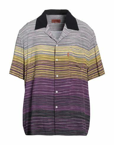 Missoni Man Shirt Yellow Viscose Cover