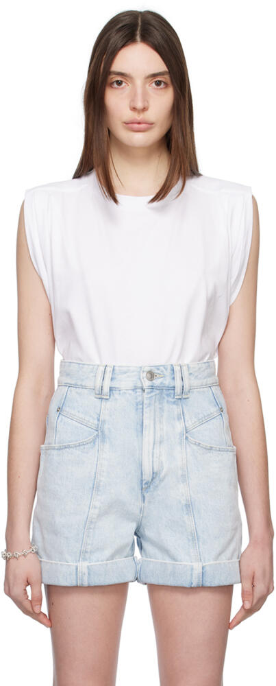 Isabel Marant White Zutti Tank Top Cover