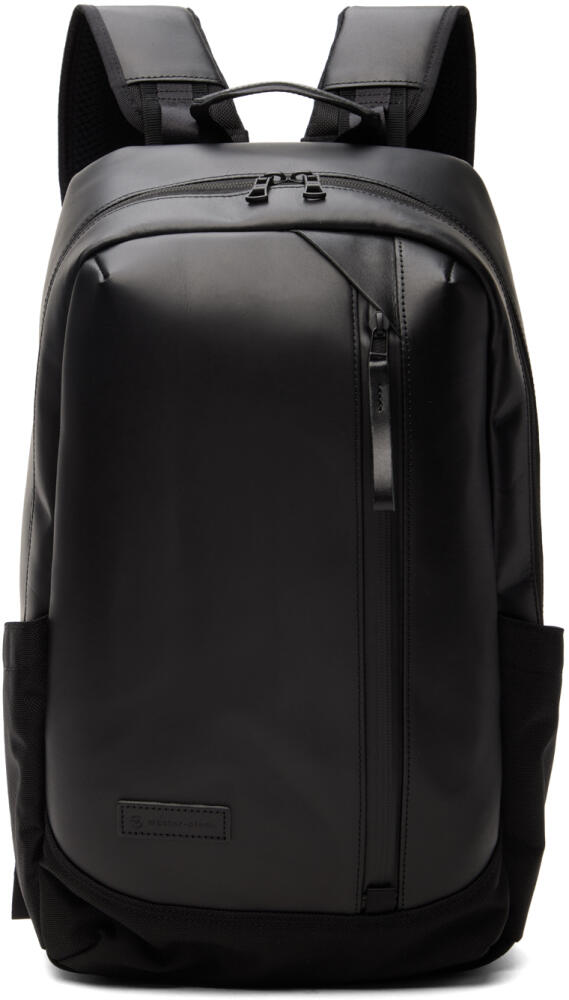 master-piece Black Slick Leather Backpack Cover