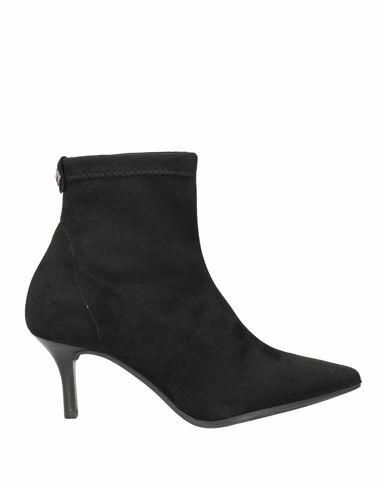 Pedro Miralles Woman Ankle boots Black Textile fibers Cover