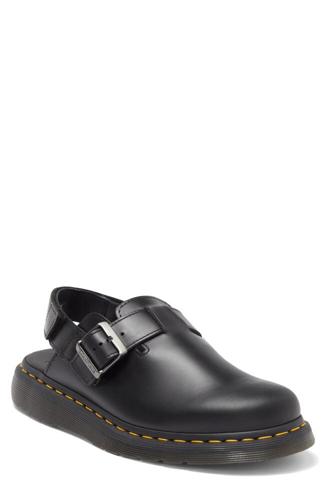 Dr. Martens Jorge II Slingback Clog in Black Brando Cover