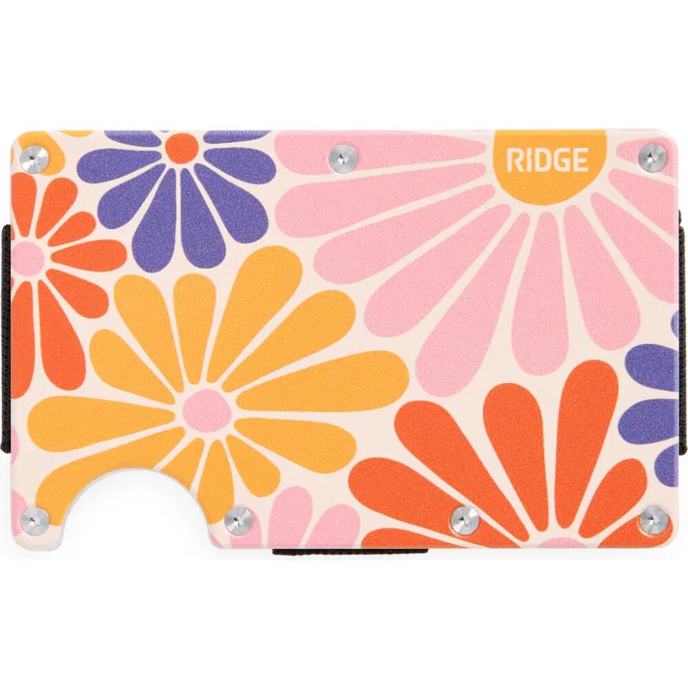 the Ridge Aluminum Wallet in Flower Power Cover