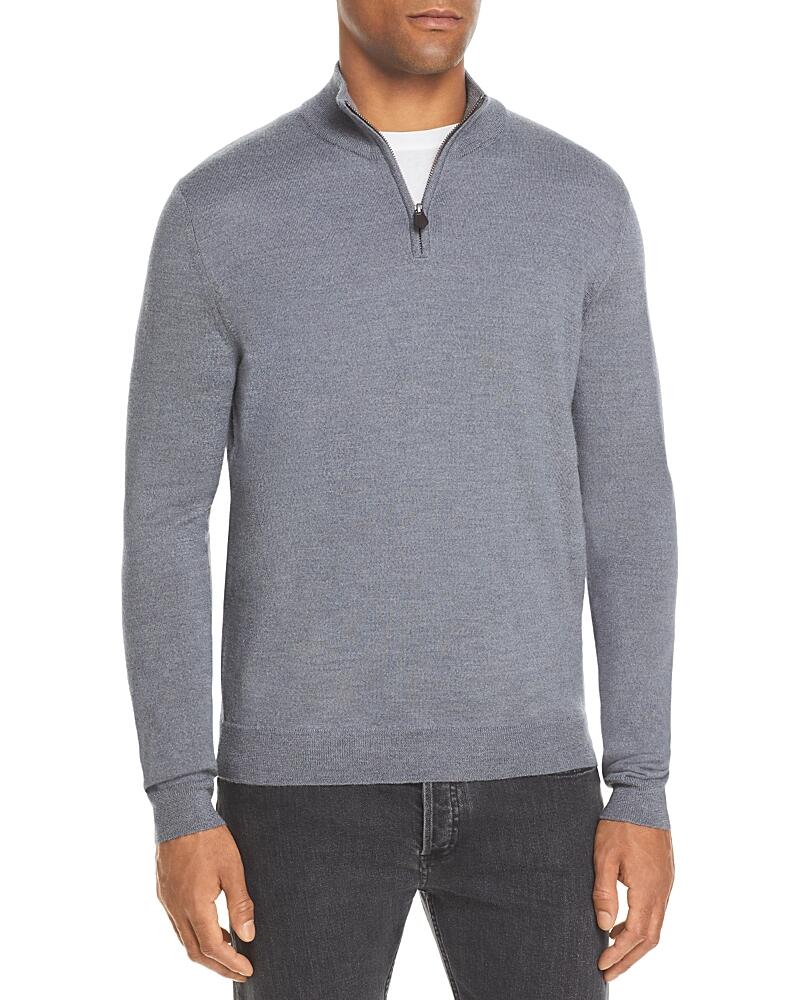 The Men's Store at Bloomingdale's Quarter-Zip Merino Sweater - Exclusive Cover