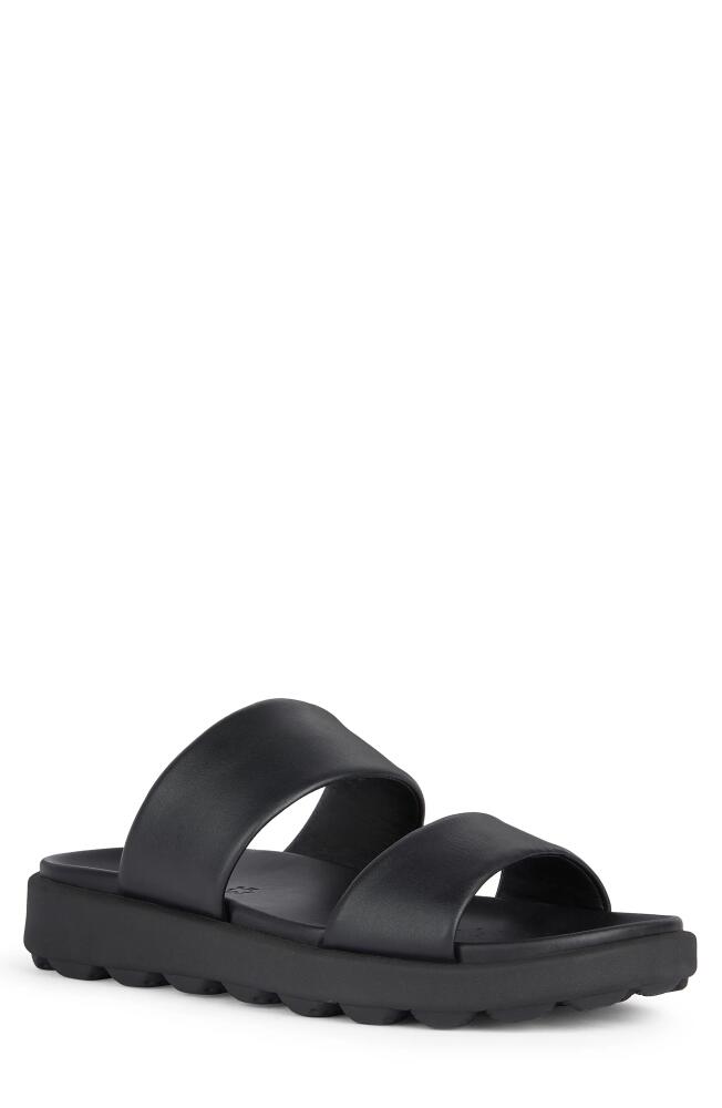 Geox Spherica EC6 Sandal in Black Cover