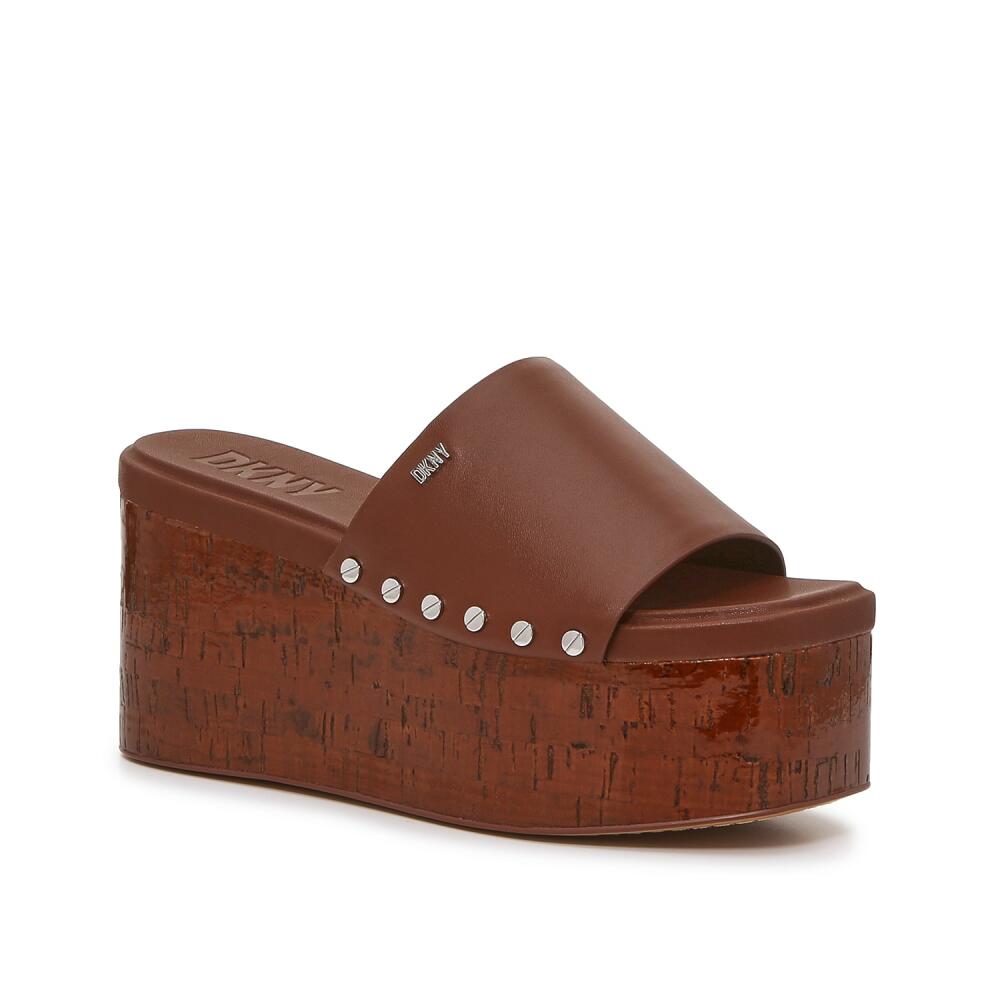 DKNY Alvy Wedge Sandal | Women's | Brown Cover