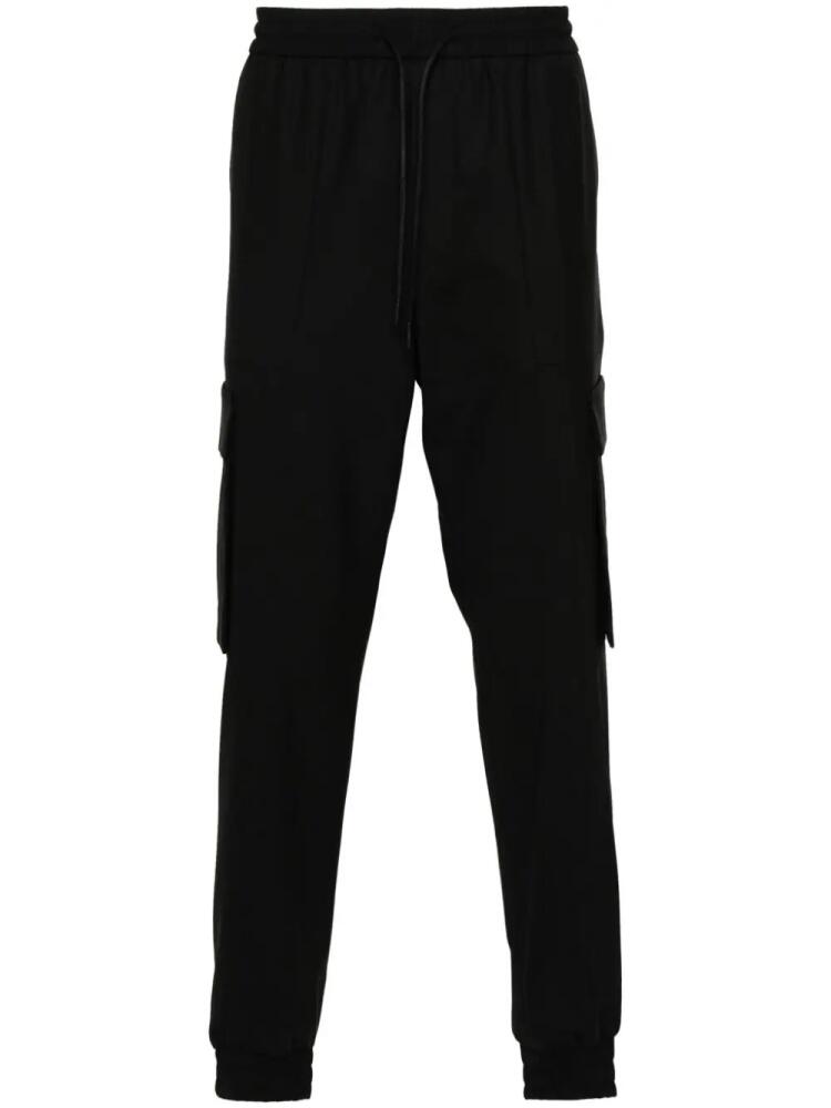 Juun.J tapered-leg cargo trousers - Black Cover