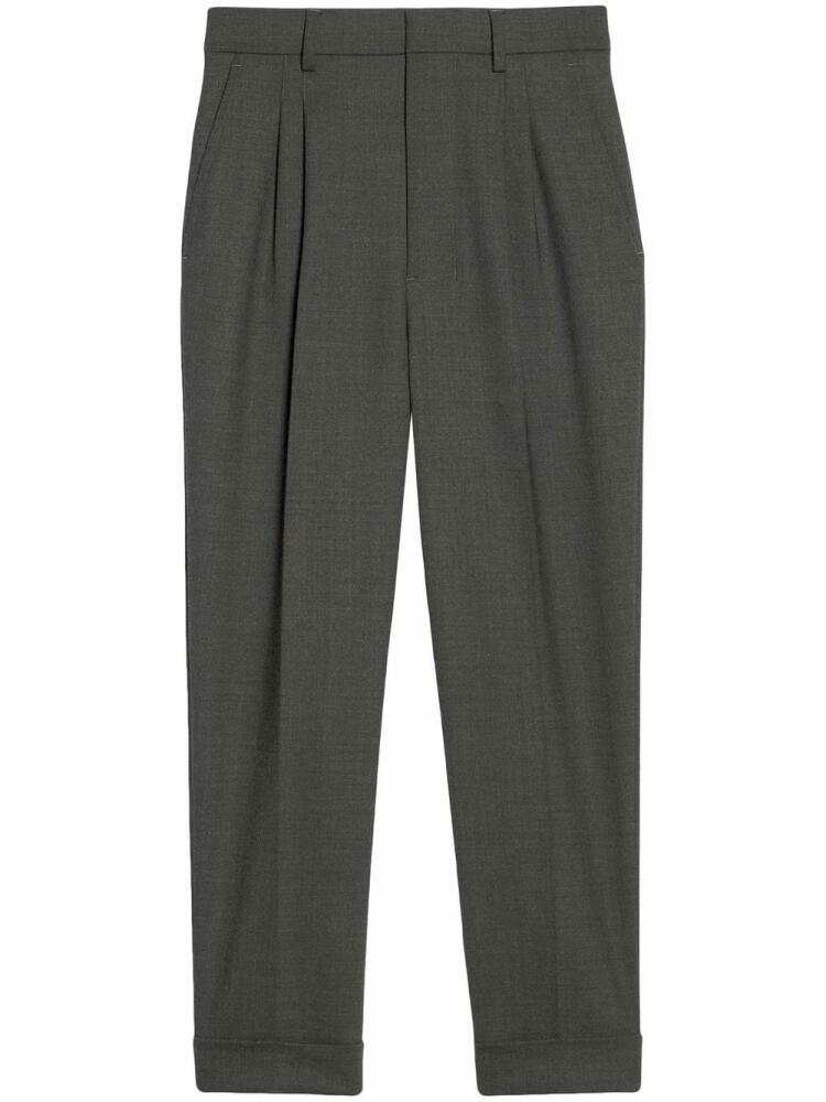 AMI Paris Carrot-Fit tailored trousers - Grey Cover