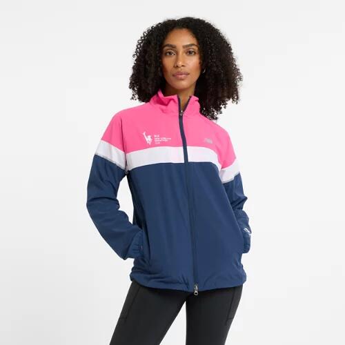 New Balance Women's NYC Marathon Jacket - Pink Cover