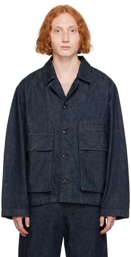 LEMAIRE Indigo Boxy Denim Jacket Cover