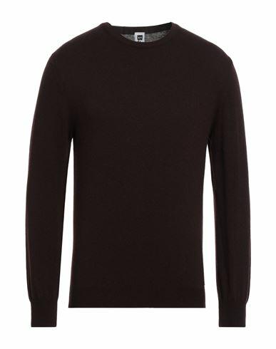 Bark Man Sweater Dark brown Wool, Viscose, Polyamide, Cashmere Cover