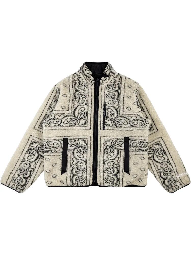 Supreme reversible bandana-print fleece jacket - Neutrals Cover