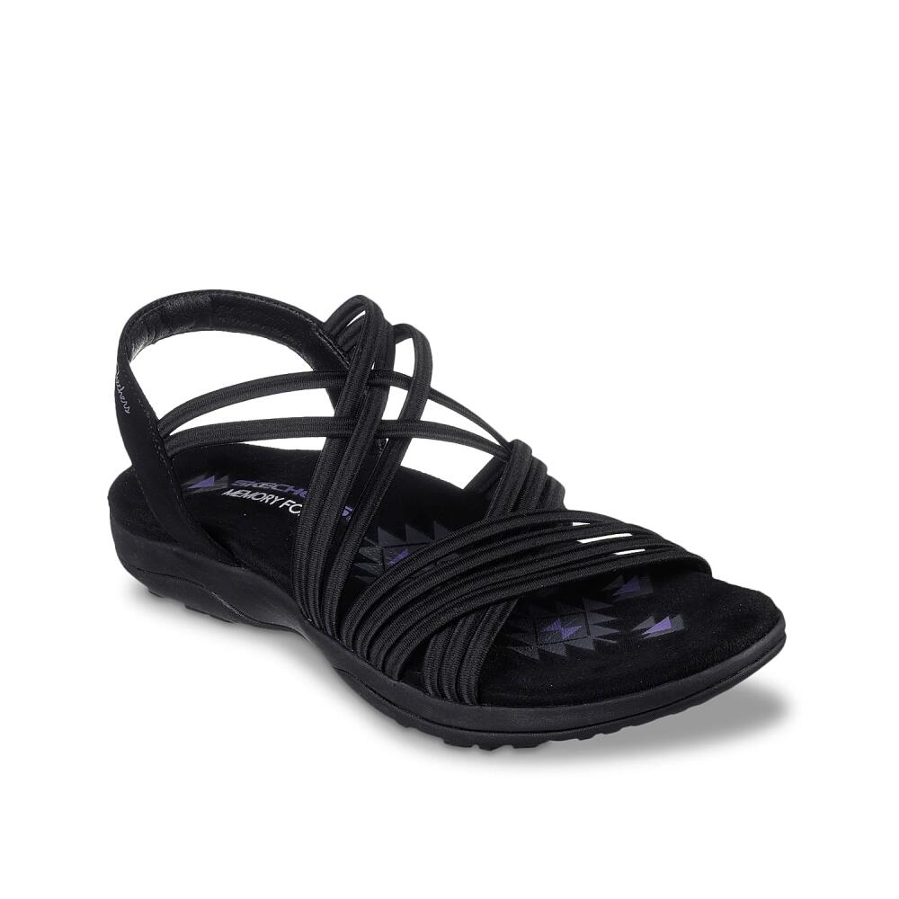 Skechers Reggae Slim Sunnyside Sandal | Women's | Black Cover