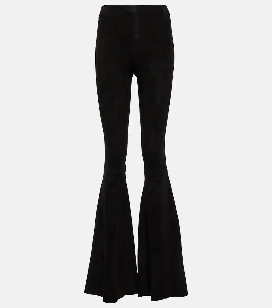 Stouls High-rise suede flared pants Cover