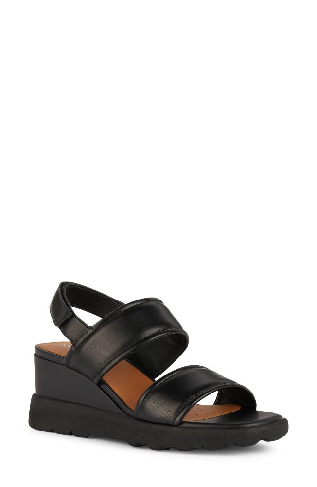 Geox Spherica Slingback Sandal in Black Cover