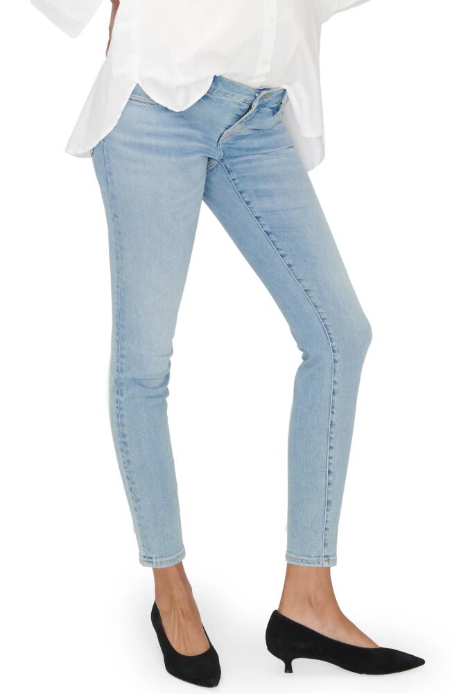 HATCH The Under The Bump Slim Maternity Jeans in Light Wash Cover