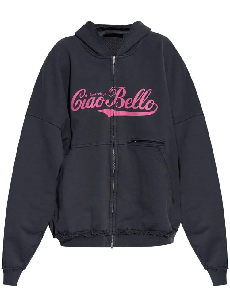 Balenciaga Ciao Bello hoodie - Grey Cover