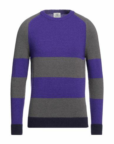 Mqj Man Sweater Purple Acrylic, Polyamide, Polyester, Wool Cover